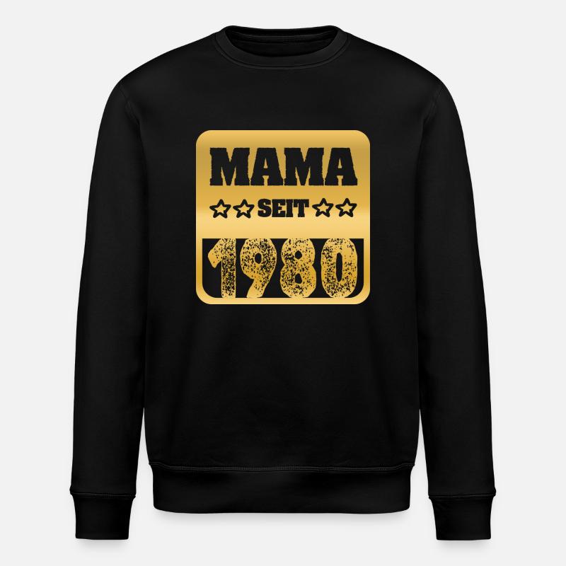 1980 - Stanley/Stella Unisex Bio-Sweatshirt ROLLER - Schwarz