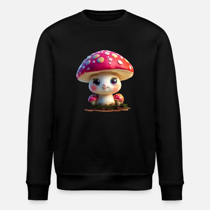 Champignon mignon - Sweat bio ROLLER Stanley/Stella Unisexe - noir