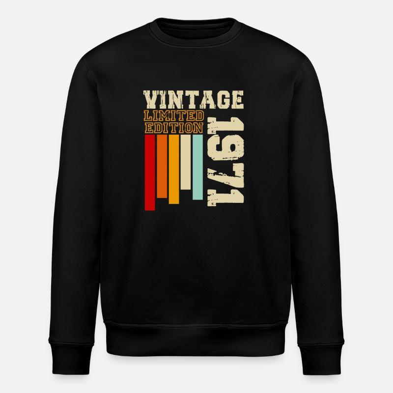 1971 - Sweat bio ROLLER Stanley/Stella Unisexe - noir