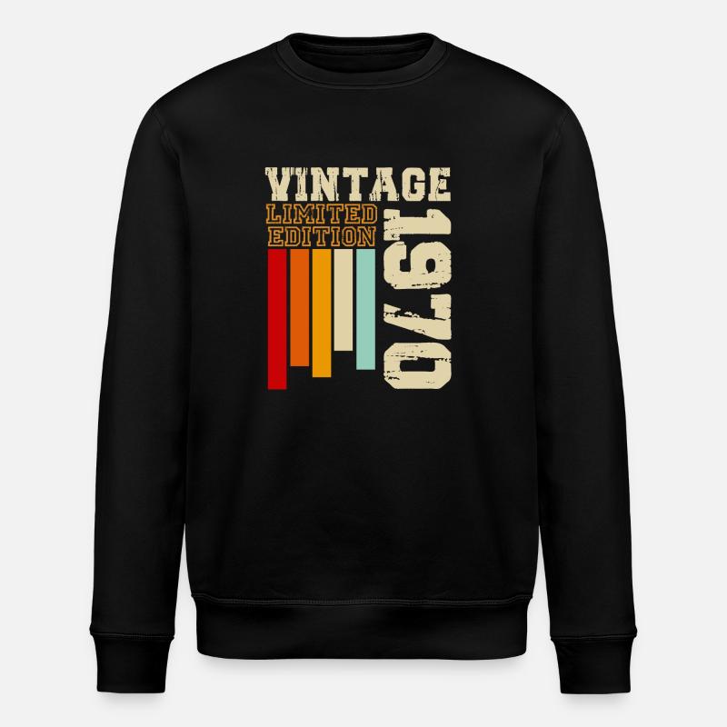 1970 - Sweat bio ROLLER Stanley/Stella Unisexe - noir