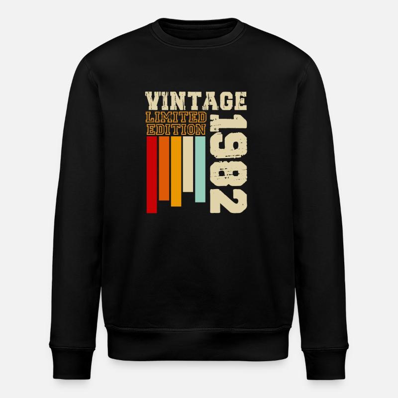 1982 - Stanley/Stella Unisex Bio-Sweatshirt ROLLER - Schwarz