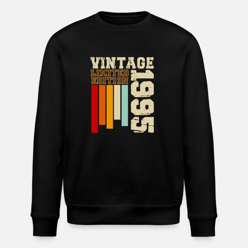 1995 - Stanley/Stella ROLLER Unisex Organic Sweatshirt - black