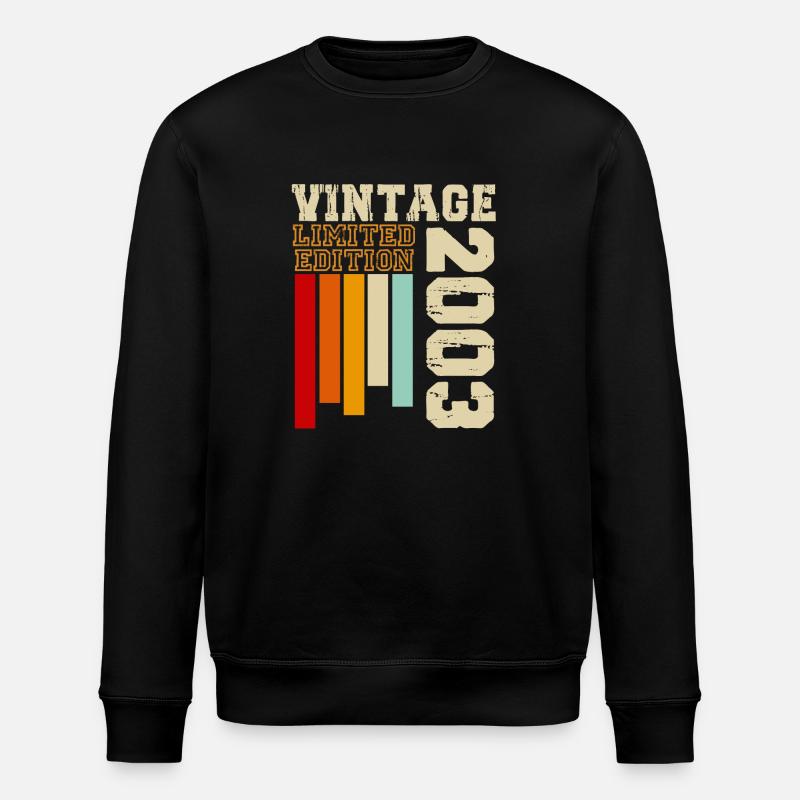 2003 - Stanley/Stella ROLLER Unisex Organic Sweatshirt - black