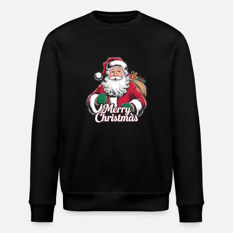 Père Noël – Joyeux Noël Illustration - Sweat bio ROLLER Stanley/Stella Unisexe - noir