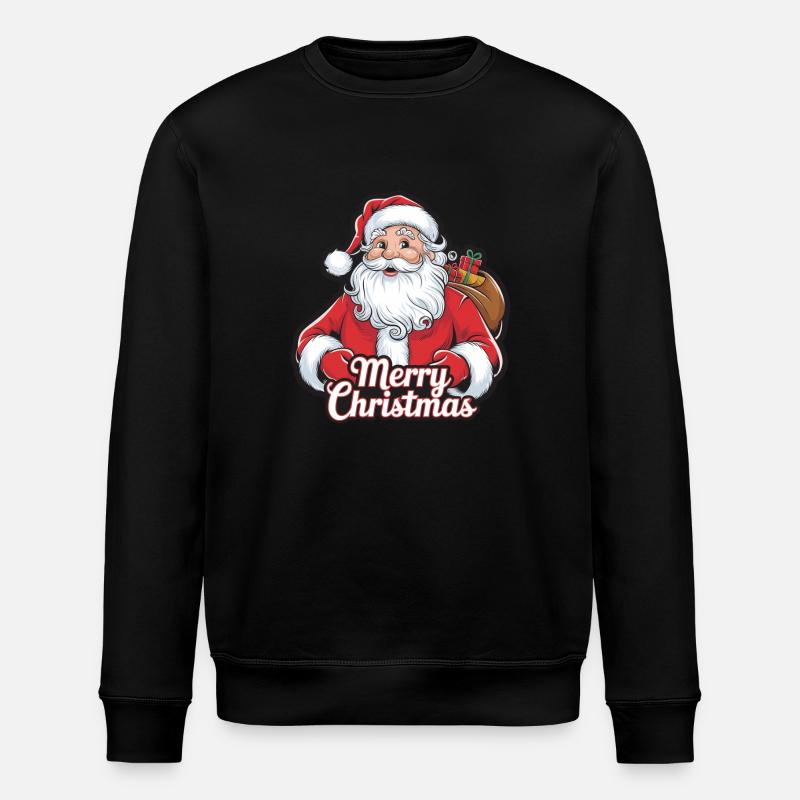 Père Noël – Joyeux Noël Illustration - Sweat bio ROLLER Stanley/Stella Unisexe - noir