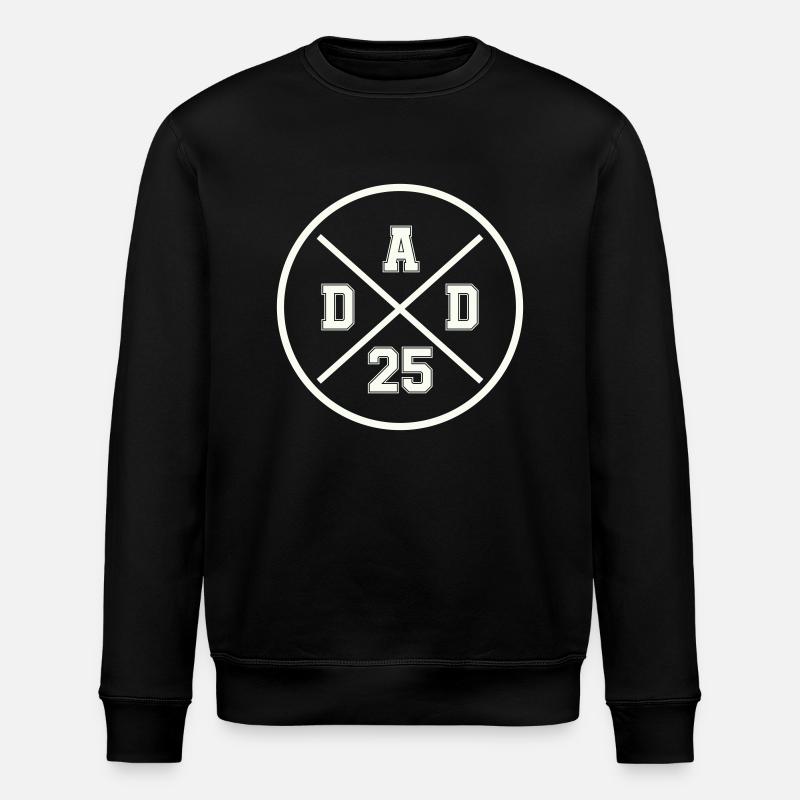 dad 25 - Stanley/Stella ROLLER Unisex Organic Sweatshirt - black