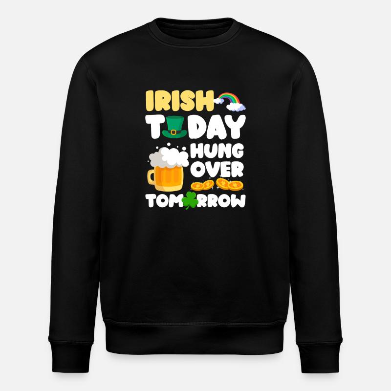 Irland Pint - Stanley/Stella Unisex Bio-Sweatshirt ROLLER - Schwarz