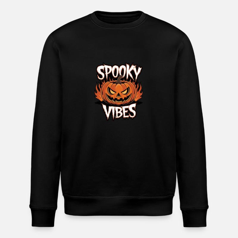 Spooky Jack-o'-lantern – Spooky Vibes - Sweat bio ROLLER Stanley/Stella Unisexe - noir