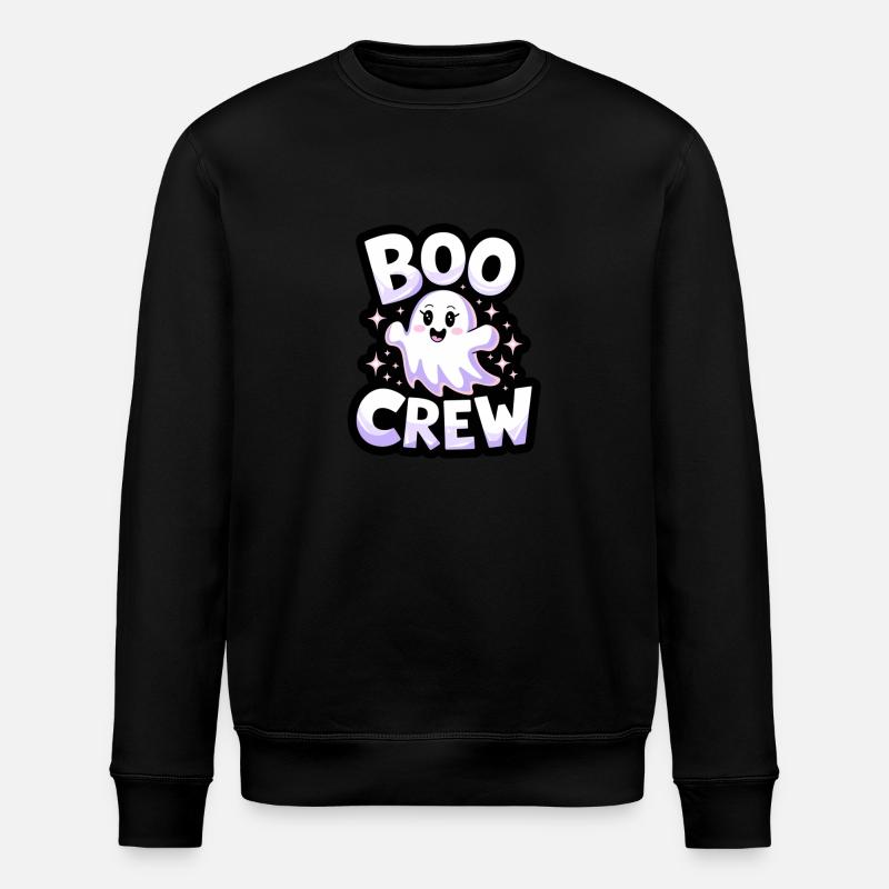 Süßes Gespenst – Boo Crew - Stanley/Stella Unisex Bio-Sweatshirt ROLLER - Schwarz