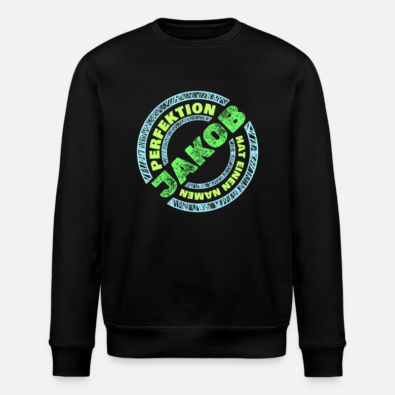 Jakob - Stanley/Stella Unisex Bio-Sweatshirt ROLLER - Schwarz