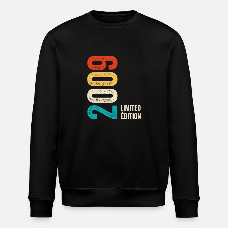 LIMITIERTE AUFLAGE 2009 - Stanley/Stella Unisex Bio-Sweatshirt ROLLER - Schwarz