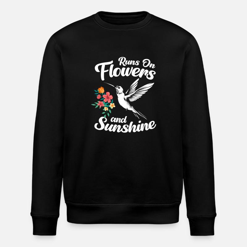 Birds Animal Magic - Stanley/Stella ROLLER Unisex Organic Sweatshirt - black