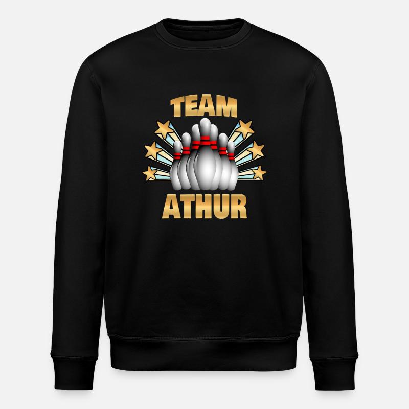 Bowling Athur - Stanley/Stella ROLLER Unisex Organic Sweatshirt - black