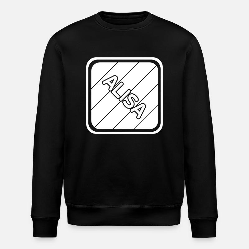 Gift for Alisa - Stanley/Stella ROLLER Unisex Organic Sweatshirt - black