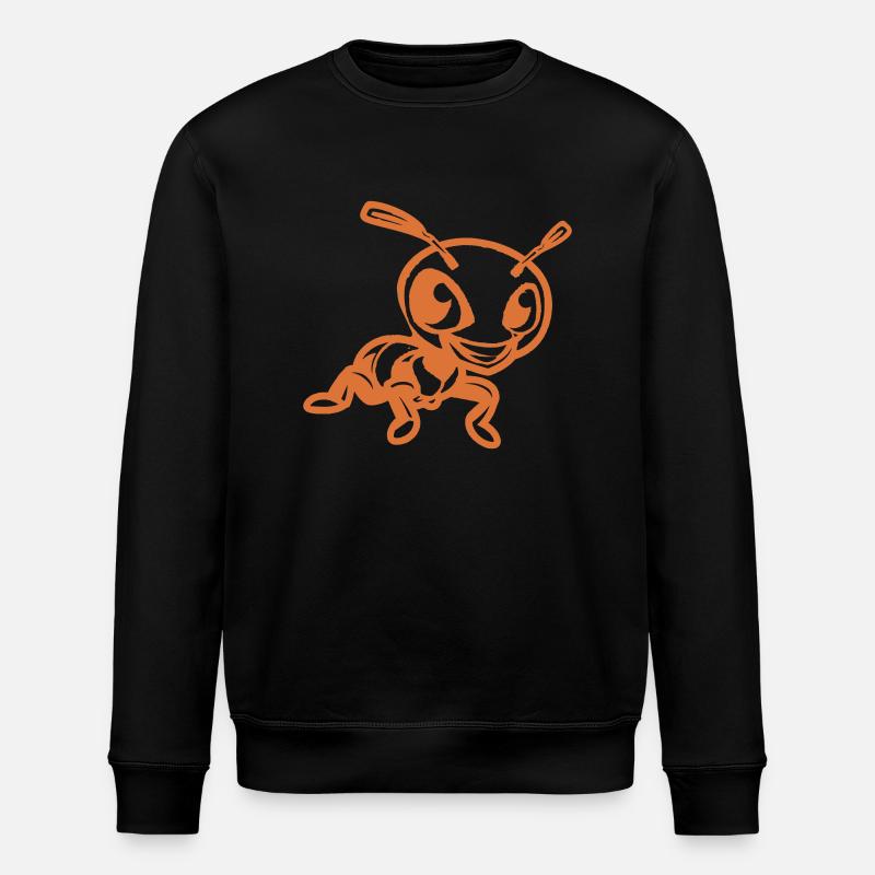 Bande dessinée Fourmi - Sweat bio ROLLER Stanley/Stella Unisexe - noir