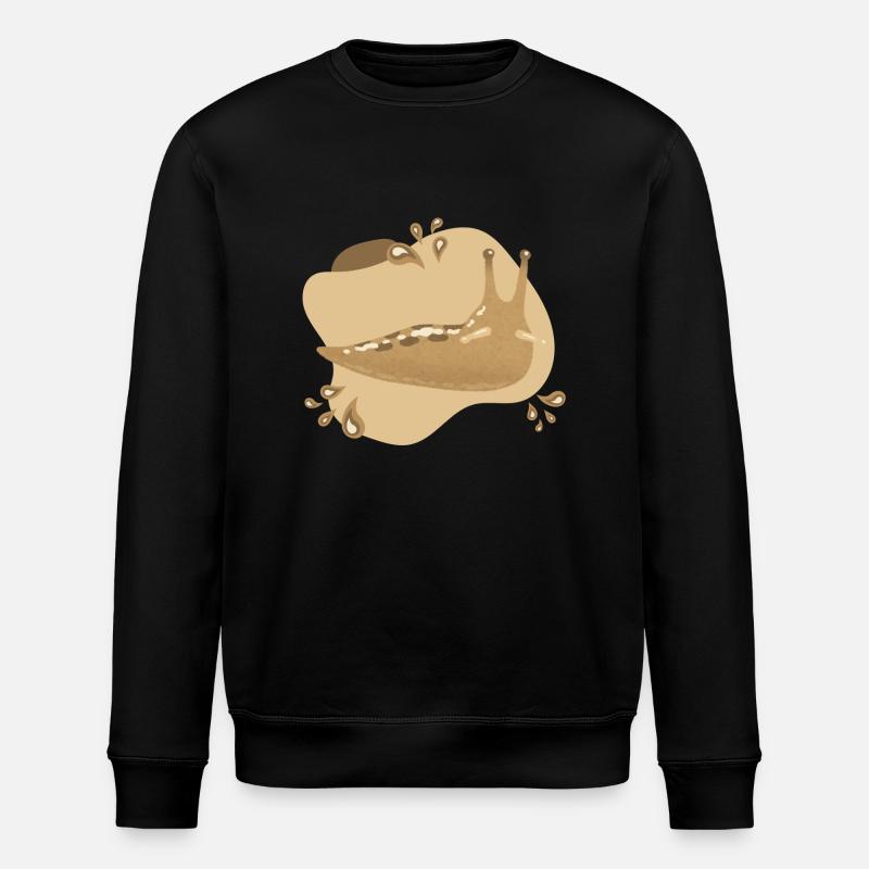 Nacktschnecke - Stanley/Stella Unisex Bio-Sweatshirt ROLLER - Schwarz