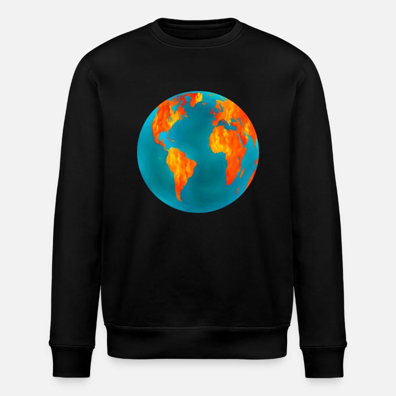 Earth Fire and Ice - Stanley/Stella Unisex Bio-Sweatshirt ROLLER - Schwarz