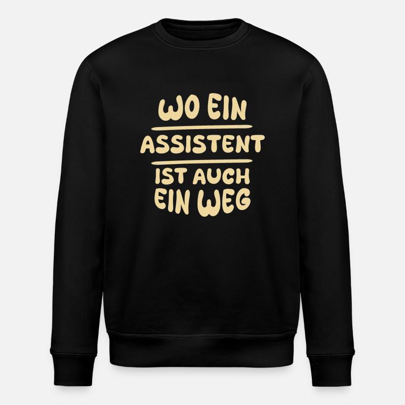 Assistent Assistent - Stanley/Stella Unisex Bio-Sweatshirt ROLLER - Schwarz
