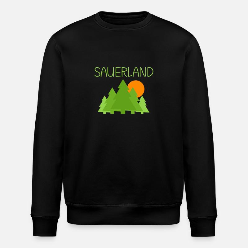 Sauerland - Stanley/Stella Unisex Bio-Sweatshirt ROLLER - Schwarz