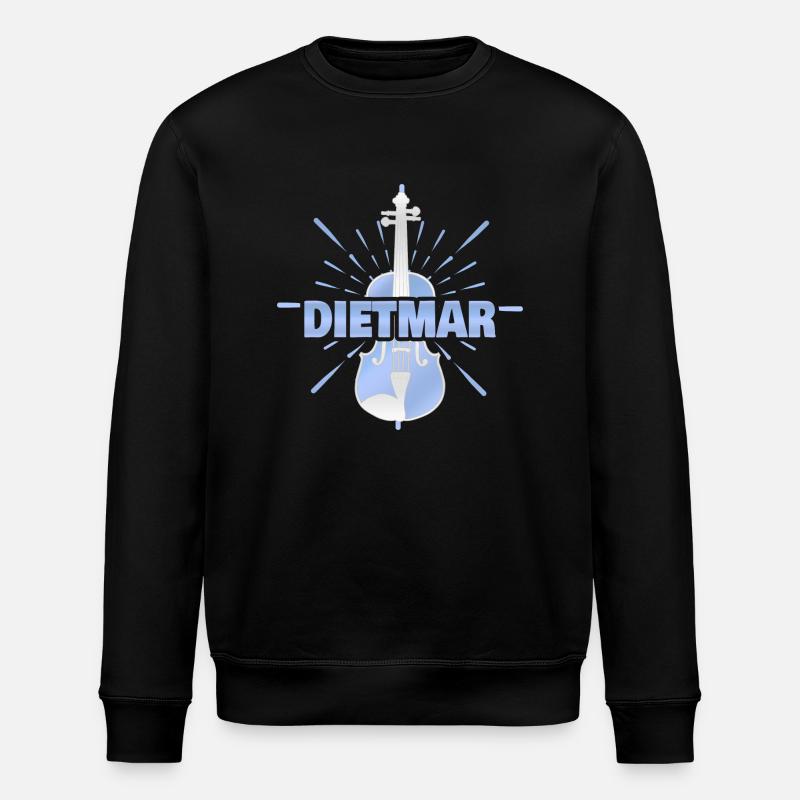 Geschenk für Dietmar - Stanley/Stella Unisex Bio-Sweatshirt ROLLER - Schwarz