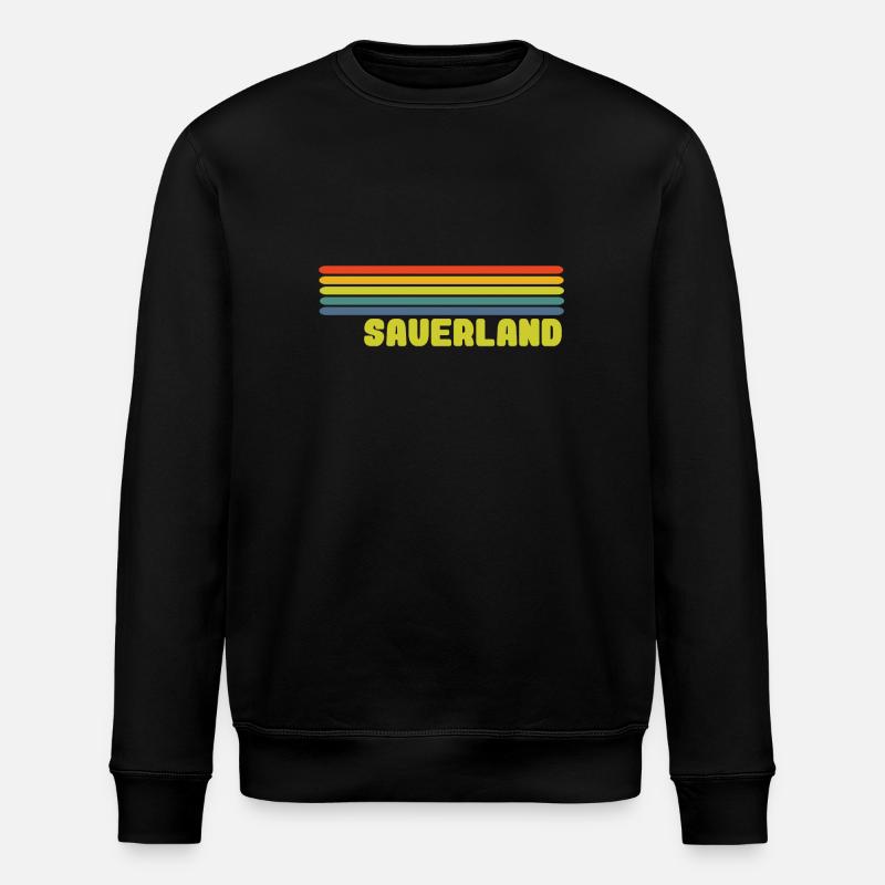Sauerland Regenborgen - Stanley/Stella Unisex Bio-Sweatshirt ROLLER - Schwarz