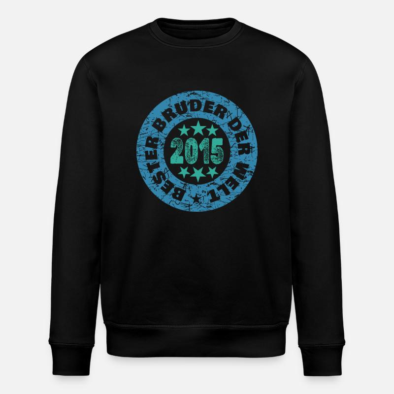 Geschwister 2015 - Stanley/Stella Unisex Bio-Sweatshirt ROLLER - Schwarz