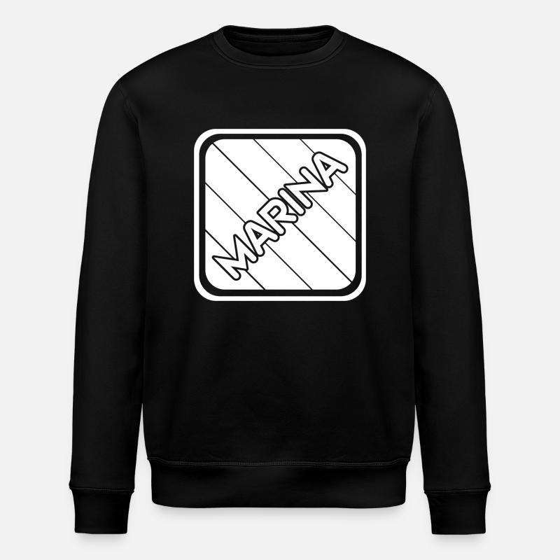 Gift for Marina - Stanley/Stella ROLLER Unisex Organic Sweatshirt - black