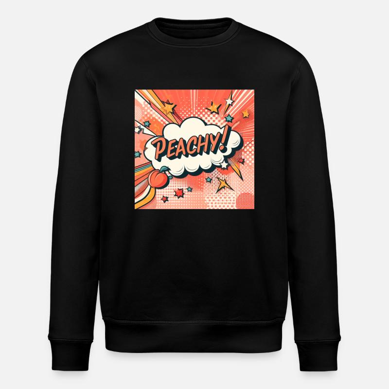 Pêche Pêche - Sweat bio ROLLER Stanley/Stella Unisexe - noir