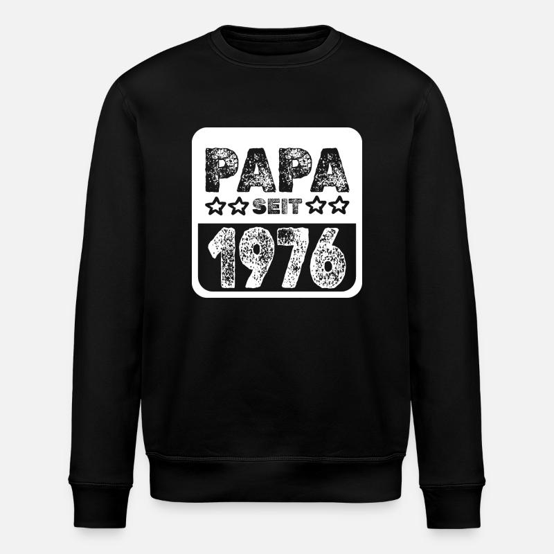 1976 - Stanley/Stella Unisex Bio-Sweatshirt ROLLER - Schwarz