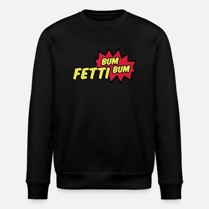 Fetti Bum Bum - Stanley/Stella Unisex Bio-Sweatshirt ROLLER - Schwarz