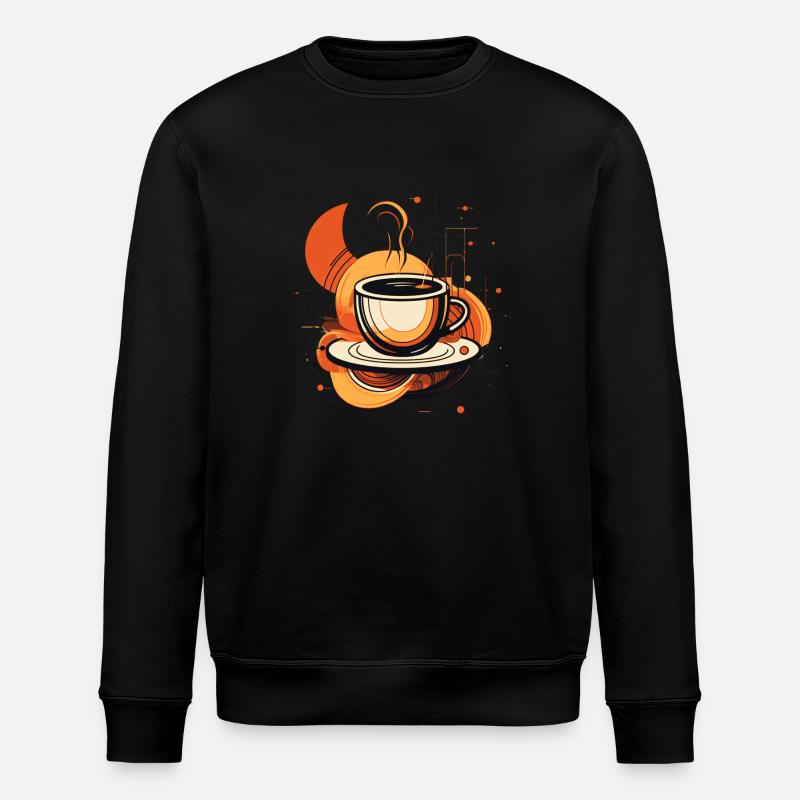 Designer-Kaffeebecher - Stanley/Stella Unisex Bio-Sweatshirt ROLLER - Schwarz