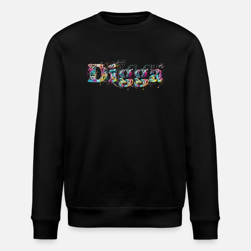 Digga - Grafitti - Sweat bio ROLLER Stanley/Stella Unisexe - noir