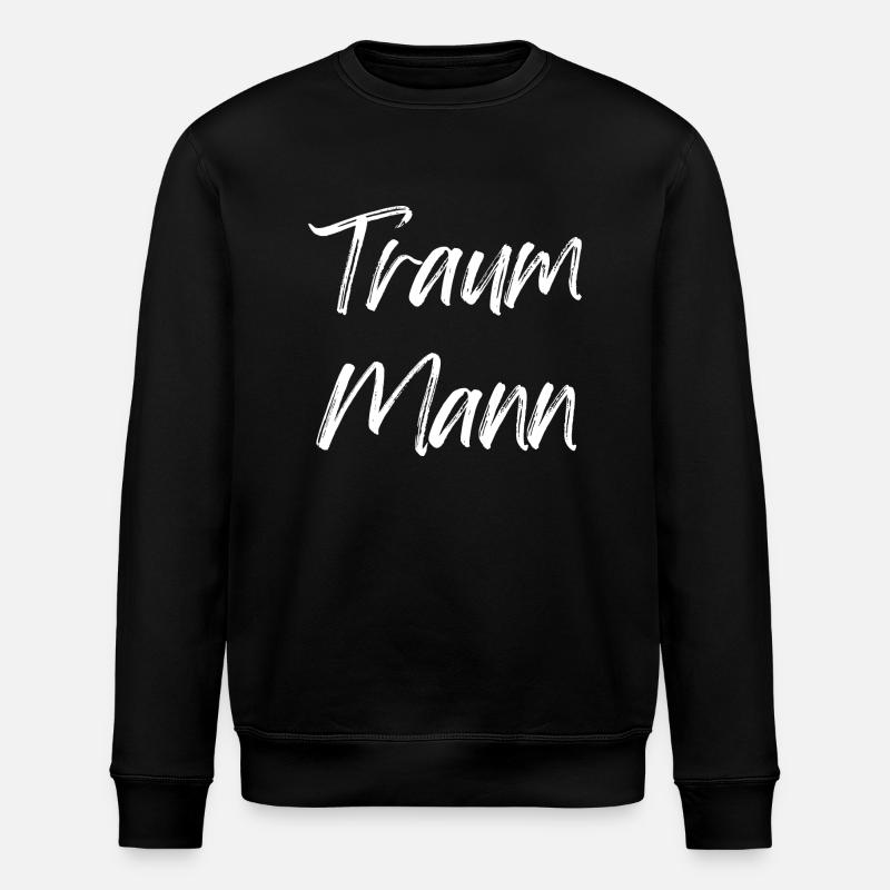 Traum Mann - Stanley/Stella Unisex Bio-Sweatshirt ROLLER - Schwarz