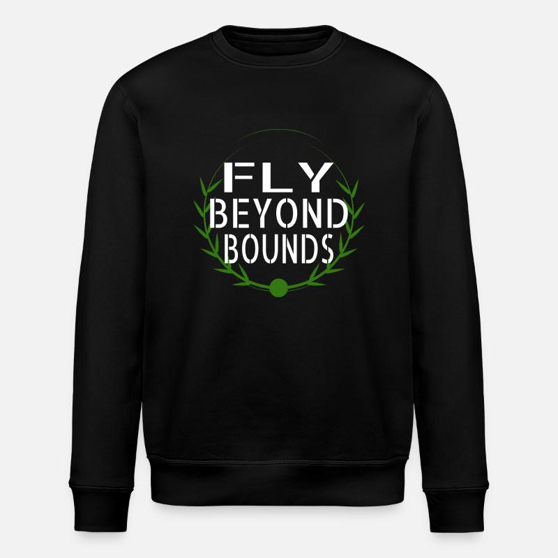 Embracing Freedom Freedom Mindset Imagination - Stanley/Stella ROLLER Unisex Organic Sweatshirt - black