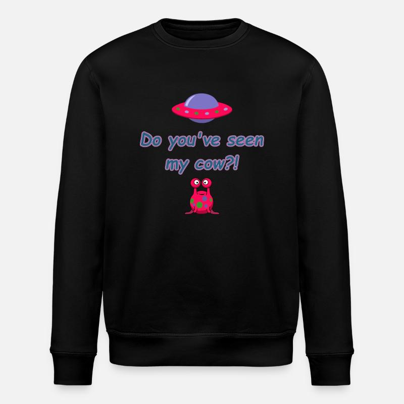 J’ai vu ma vache - Sweat bio ROLLER Stanley/Stella Unisexe - noir