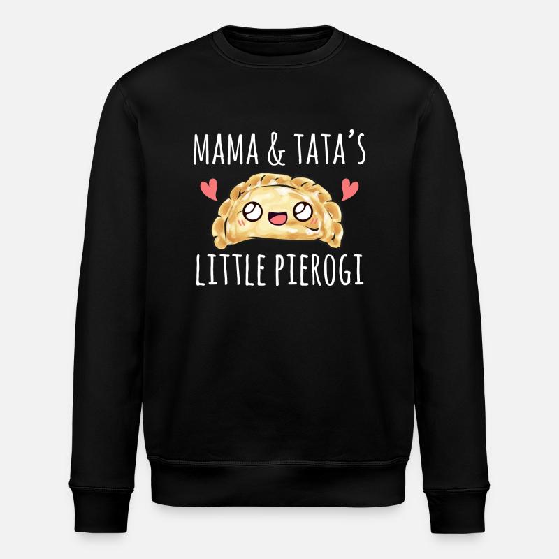 Polnisches Essen Pierogi - Stanley/Stella Unisex Bio-Sweatshirt ROLLER - Schwarz