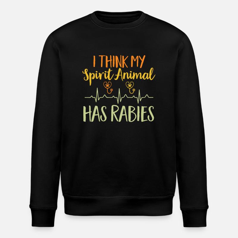 Vet Tech Veterinary Veterinary Technician - Stanley/Stella ROLLER Unisex Organic Sweatshirt - black