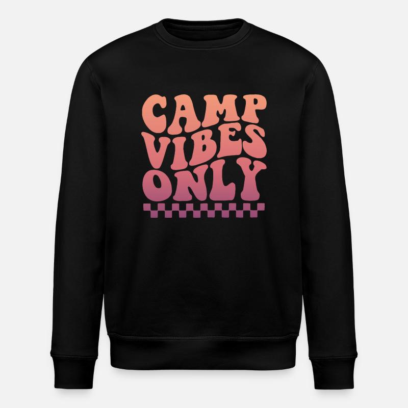 Camp Vibes Only - Stanley/Stella Unisex Bio-Sweatshirt ROLLER - Schwarz