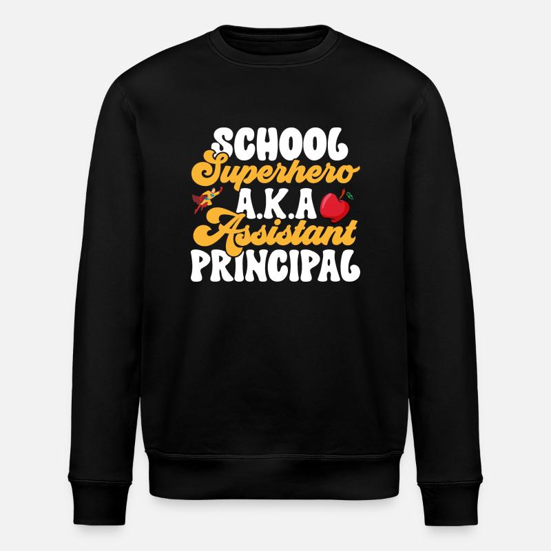 Deputy Principal - Stanley/Stella ROLLER Unisex Organic Sweatshirt - black