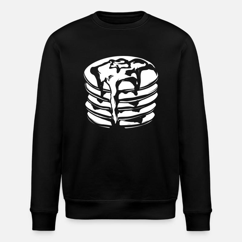 Crêpes Petit-déjeuner Crêpes - Sweat bio ROLLER Stanley/Stella Unisexe - noir