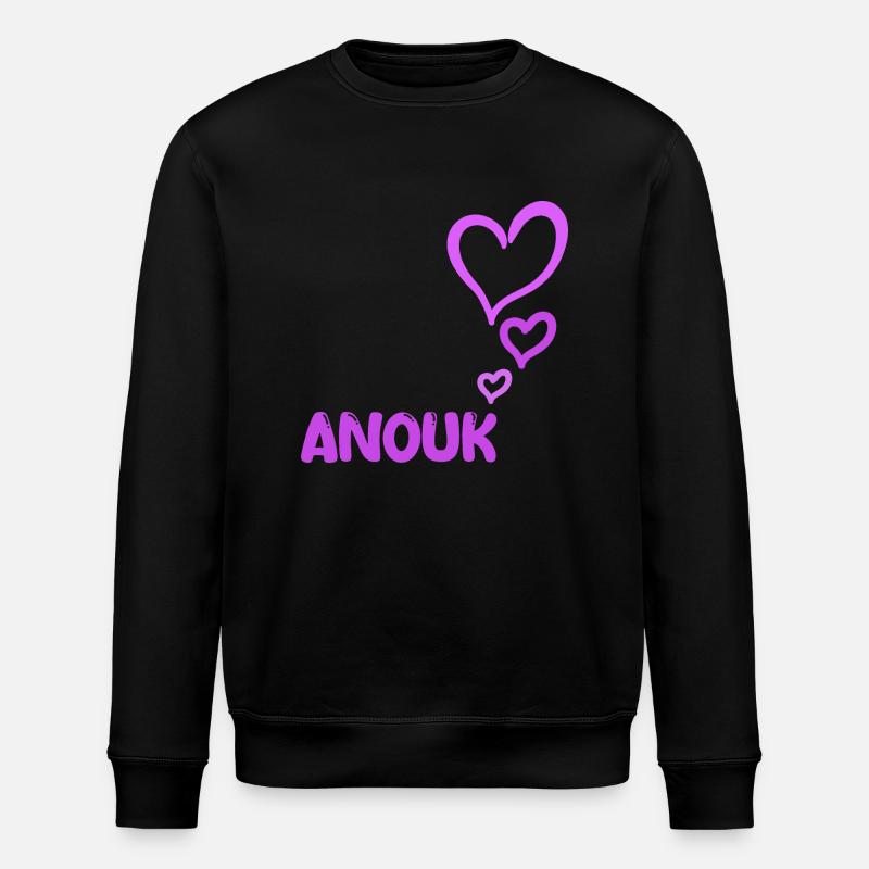 Gift for Anouk - Stanley/Stella ROLLER Unisex Organic Sweatshirt - black
