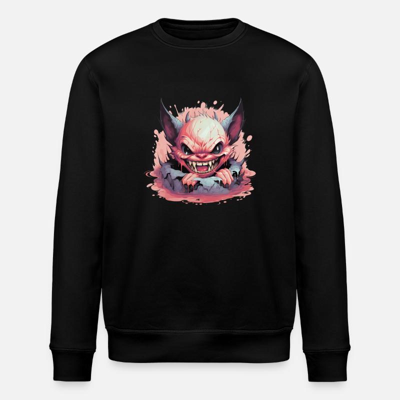 Bébé monstre - Sweat bio ROLLER Stanley/Stella Unisexe - noir