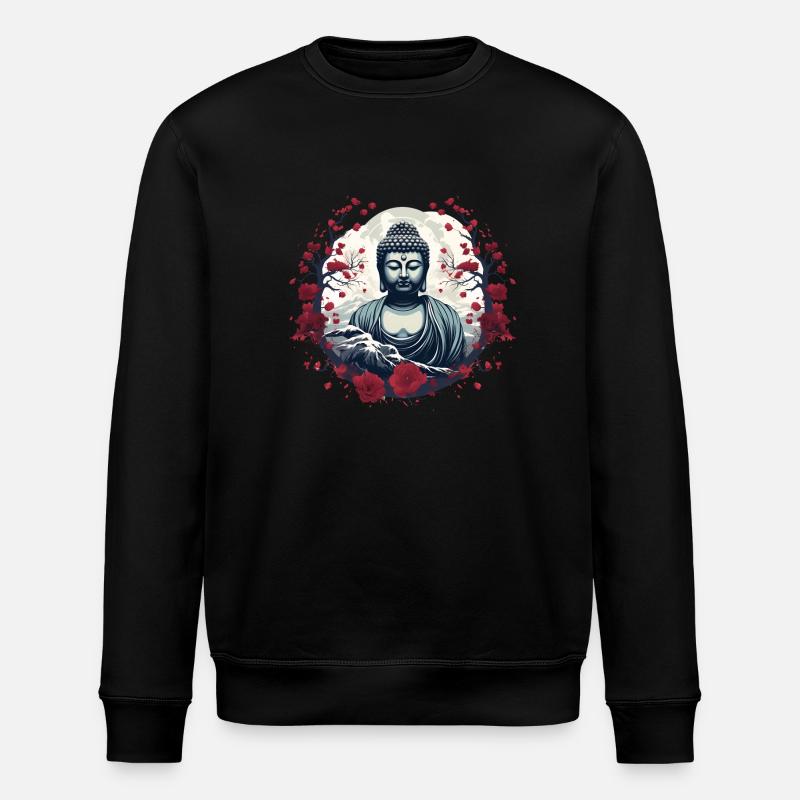 Statue de Bouddha - Sweat bio ROLLER Stanley/Stella Unisexe - noir