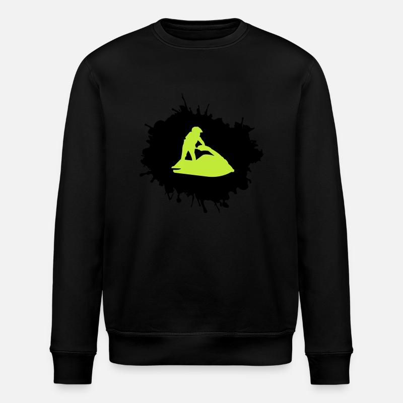 Jet Ski Blobs - Stanley/Stella ROLLER Unisex Organic Sweatshirt - black