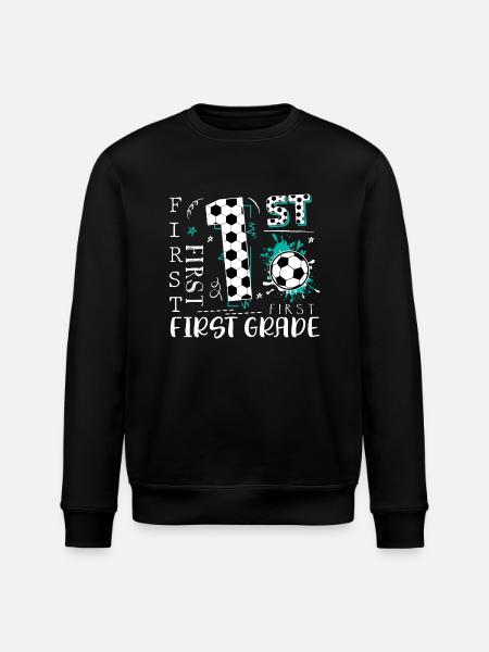 1st class football - Stanley/Stella ROLLER Unisex Organic Sweatshirt - black