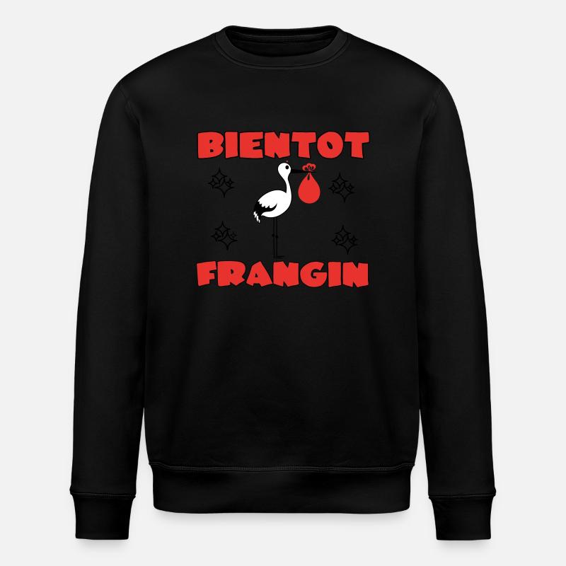SOON BROTHER - Stanley/Stella ROLLER Unisex Organic Sweatshirt - black