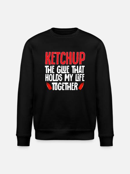 Ketchup Tomato ketchup - Stanley/Stella ROLLER Unisex Organic Sweatshirt - black