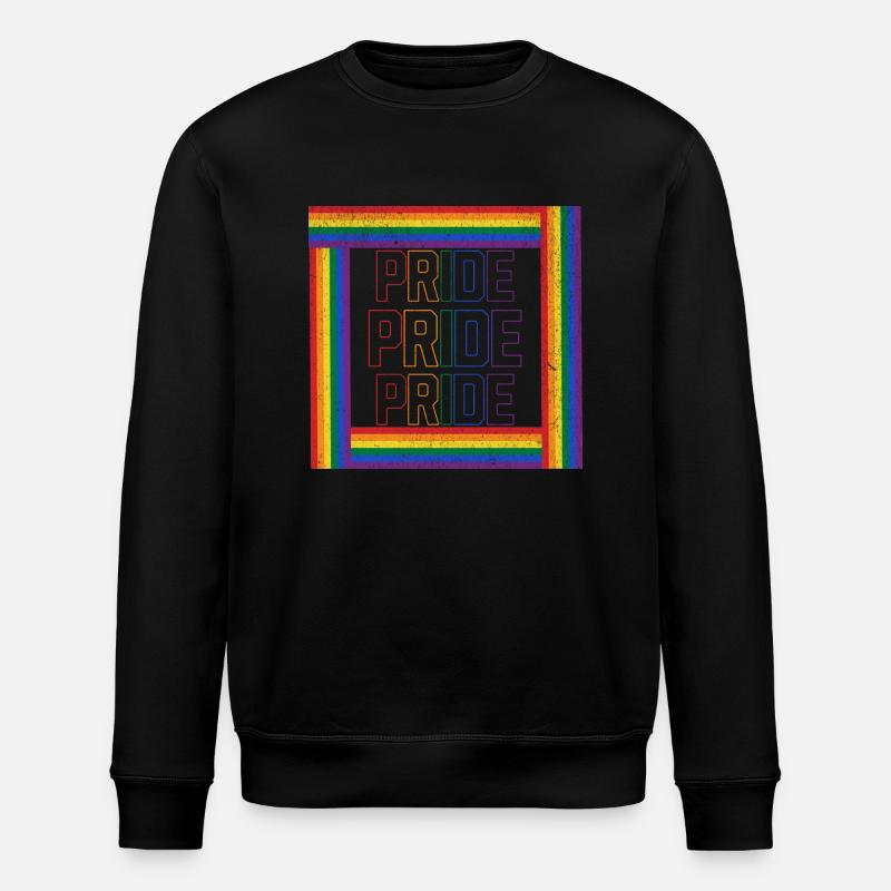 Pride - Stanley/Stella ROLLER Unisex Organic Sweatshirt - black