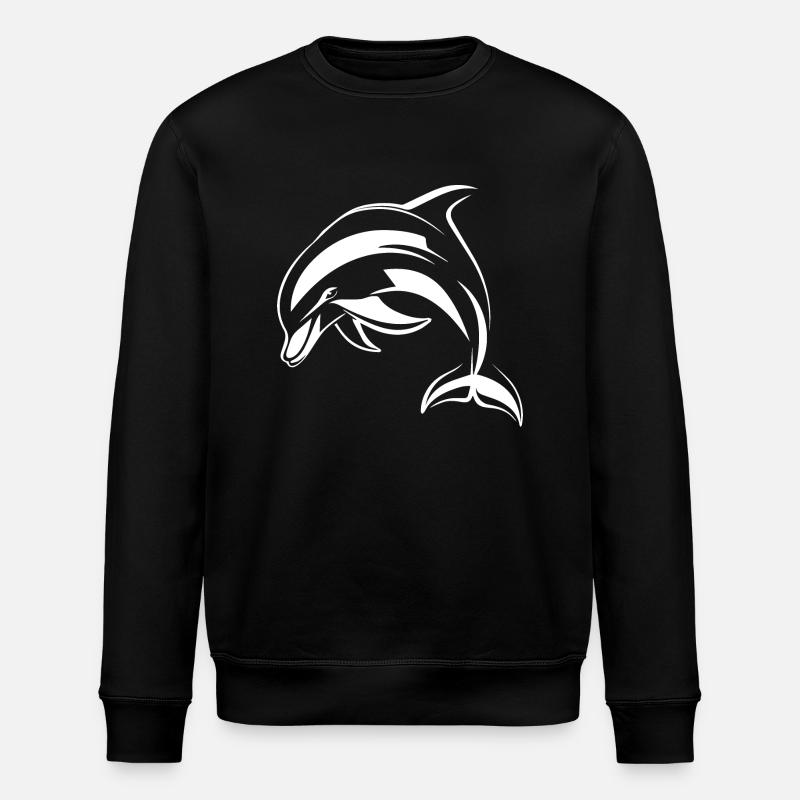 Delfin - Stanley/Stella Unisex Bio-Sweatshirt ROLLER - Schwarz