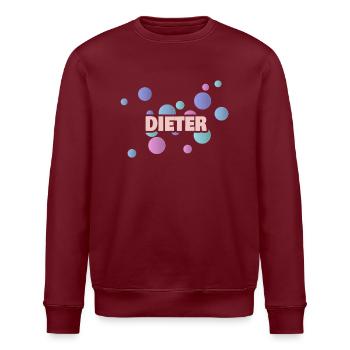 Dieter - Stanley/Stella Unisex Bio-Sweatshirt ROLLER - Burgunderrot - Vorne - Nik (191cm)
